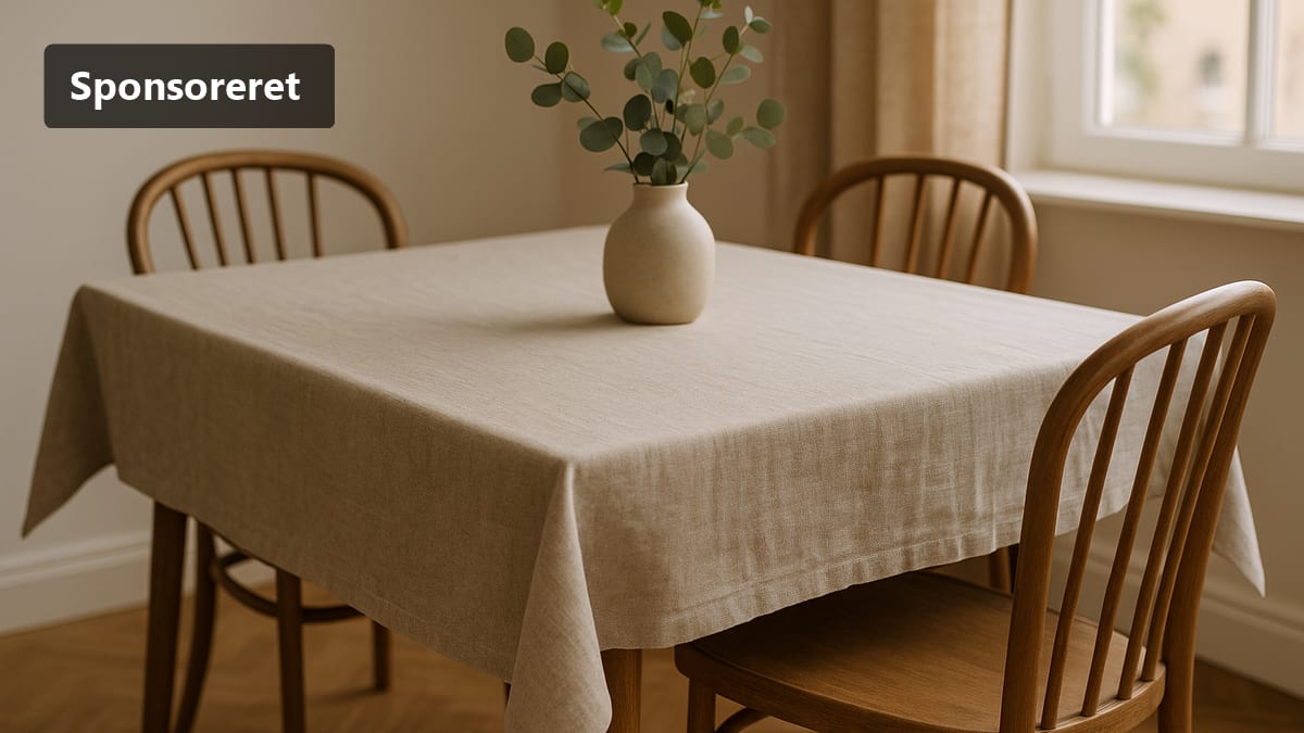 Sådan vælger du den rette dug til hjemmets spisebord