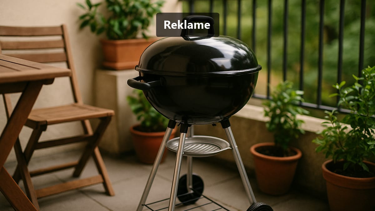 Sådan vælger du den rette grill til små udearealer